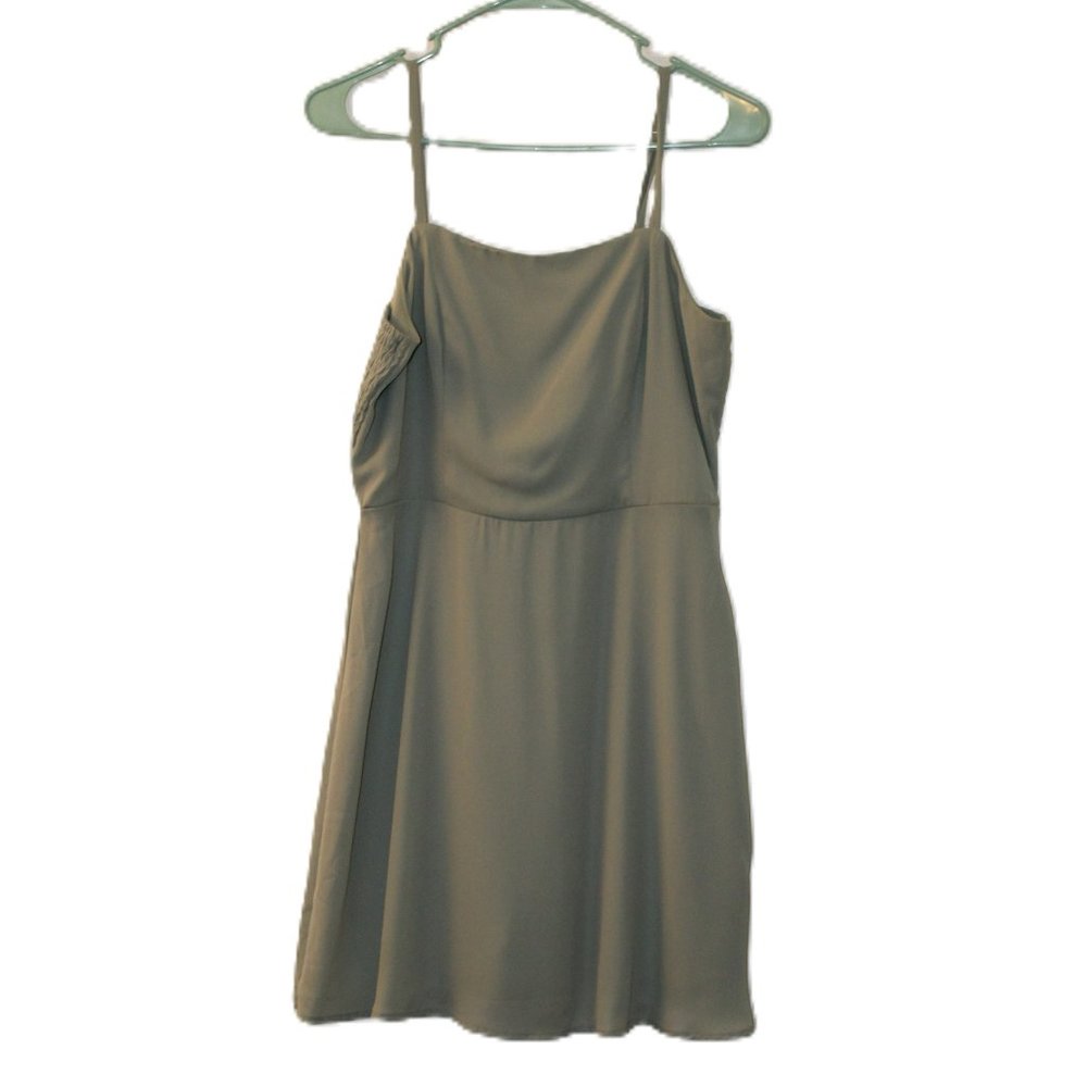 Lily Rose Light Green Dress Spaghetti Straps Size Jr L
